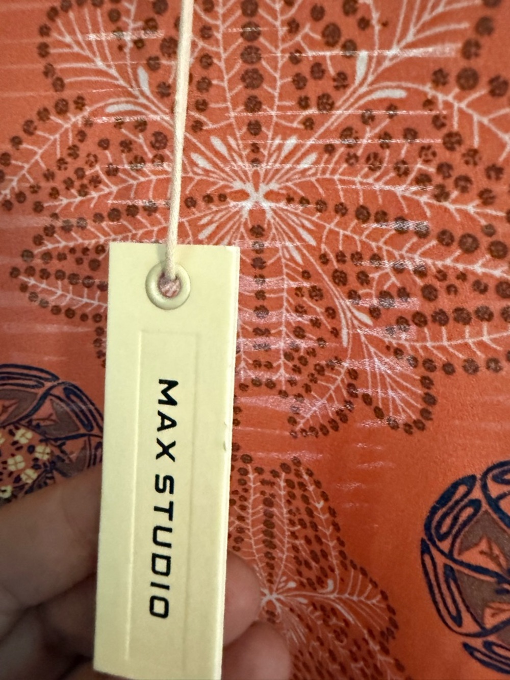 Maeve Orange Printed Kimono Cover-Up by Anthropologie - Picture 6 of 6